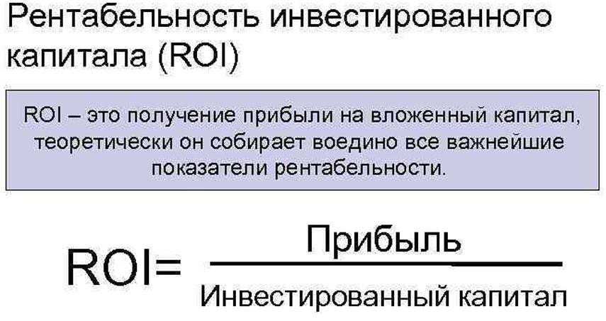 Индекс доходности (рентабельности) инвестиций. формула. пример расчета в excel
