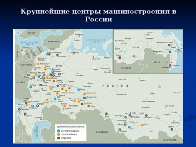 Заводы машиностроения в россии