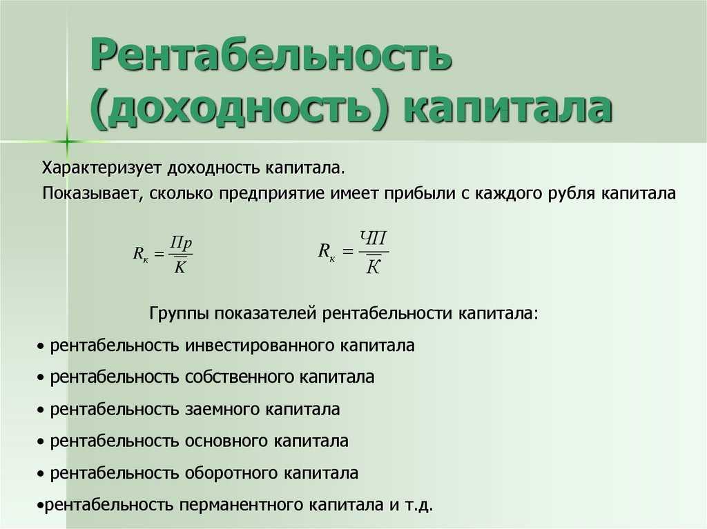 Рентабельность собственного капитала (roe) — что это