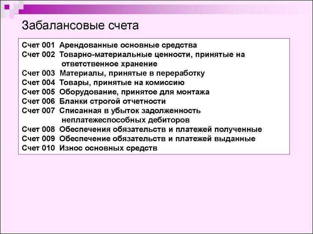 Забалансовые счета в бюджетных учреждениях в 2023
