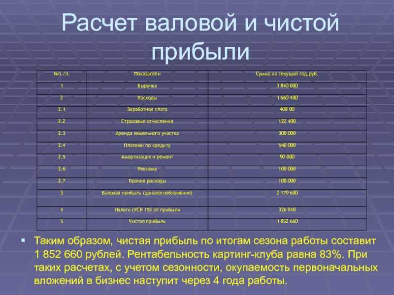Картинг бизнес идея окупаемость