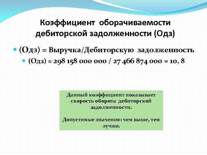Период оборота дебиторской задолженности - как определяется