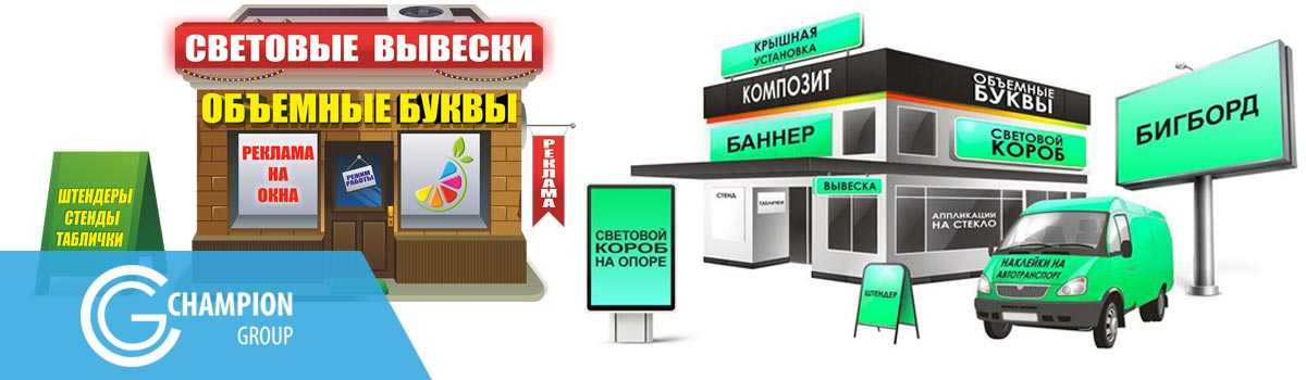 Виды наружной рекламы