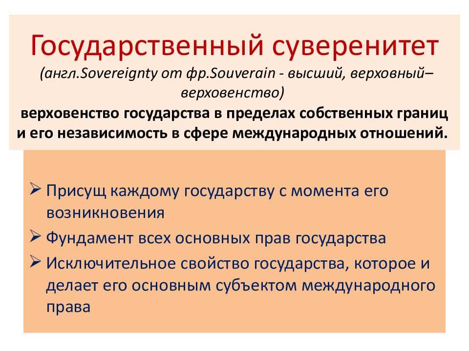 Что такое суверенное государство? объяснение и примеры