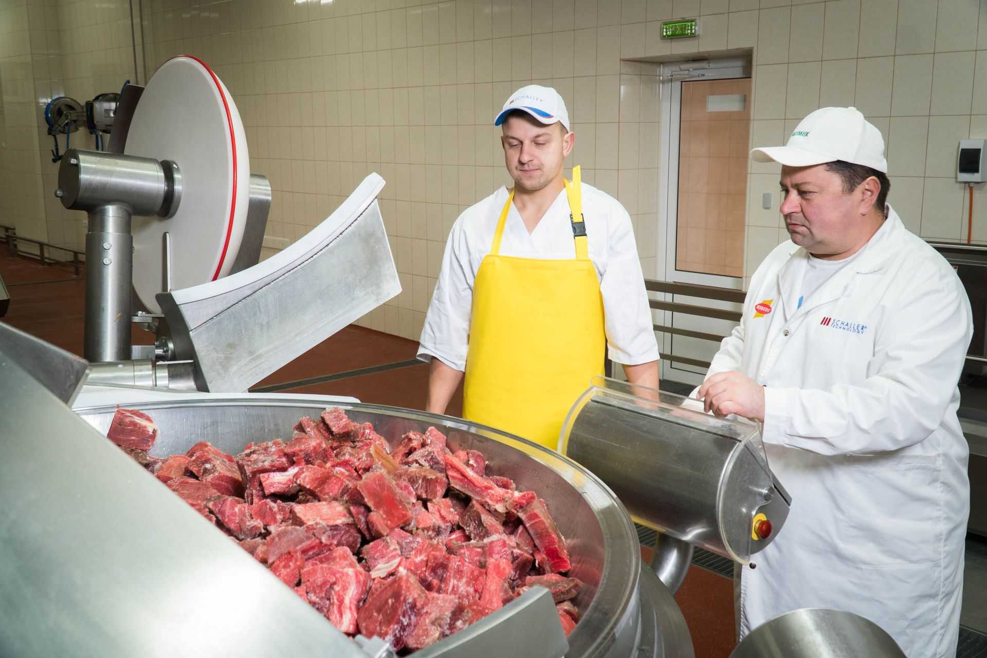 Оборудование для производства колбасы, колбасный завод цех