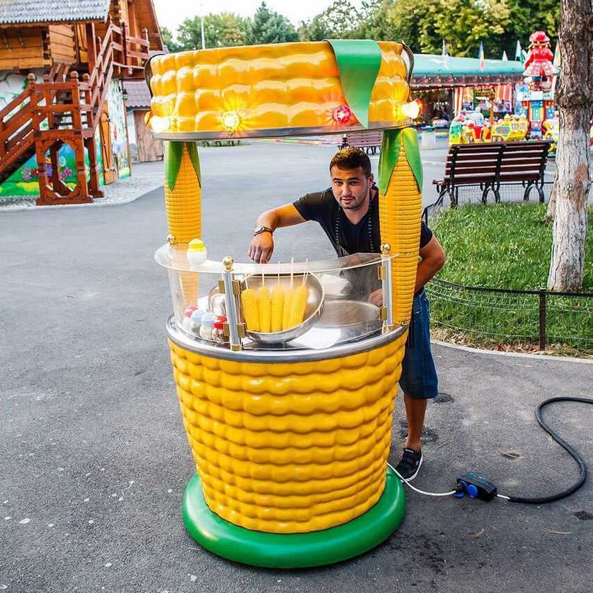 Продажа вареной кукурузы как бизнес, план открытия своего ларька, необходимое оборудование и документы, рентабельность и вложения