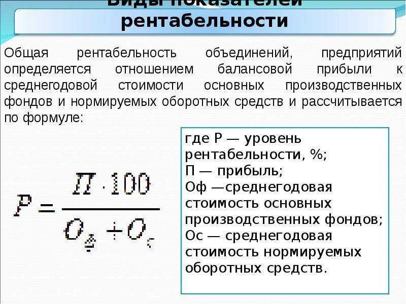 Анализ рентабельности продукции: формула и порядок расчёта