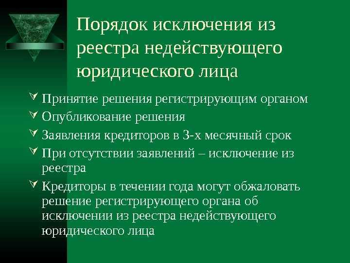 Подробные этапы ликвидации юридического лица