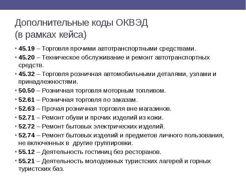 Код оквэд 46: торговля оптовая, кроме оптовой торговли автотранспортными средствами и мотоциклами